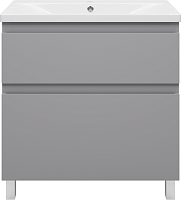 Misty Тумба под раковину Лаки 80 серая