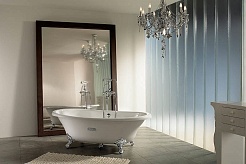 Roca Комплект ножек для чугунной ванны NEWCAST Eagle в форме орлиных лап, хром – фотография-4