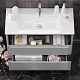 Opadiris Мебель для ванной Луиджи 100 подвесная серая матовая – фотография-22