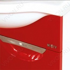 Misty Мебель для ванной Жасмин 65 красная, пленка – фотография-3