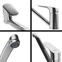 Tokito Смеситель для кухни TAKASE хром TOK-TAK-1012 – фотография-7