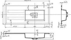 Cezares Мебельная раковина Bellagio 106 R 50214 bianco opaco – фотография-2