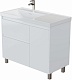Aquanet Тумба с раковиной Nova Lite 2.0 100 L белая – фотография-27