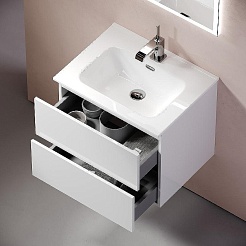 Sancos Тумба под раковину Urban 60 белый глянец – фотография-6