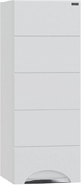 СанТа Навесной шкаф Родос 30x80 над стиральной машиной белый – фотография-1