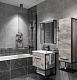 Sanflor Мебель для ванной Бруклин 60 подвесная бетон пайн экзотик/черный муар – картинка-22