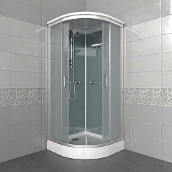 Triton Душевая кабина Прайм-Сатин-Вельвет 90x90 А – фотография-4