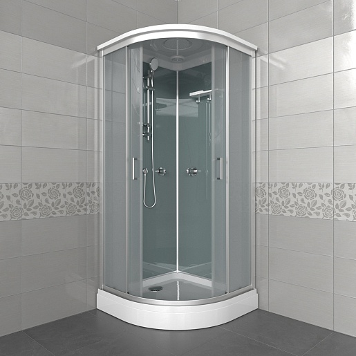 Triton Душевая кабина Прайм-Сатин-Вельвет 90x90 А – фотография-4