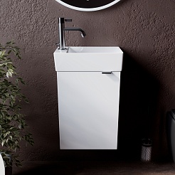 Sancos Мебель для ванной Mini 35 L белый глянец – фотография-6