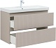 Aquanet Тумба под раковину Джейн (Flat) 90 подвесная бежевая матовая – картинка-18