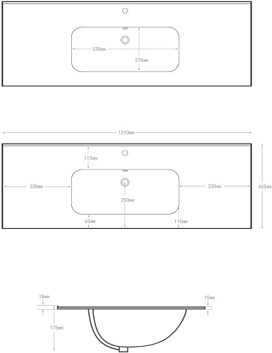 Aquanet Мебель для ванной Джейн 2.0 120 Flat подвесная мокко матовый – картинка-19
