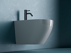 Ceramicanova Подвесное биде Uno CN11002 белое – фотография-5