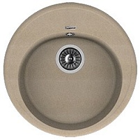 Florentina Мойка гранитная Лотос 510 круглая песочный