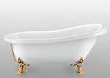 Magliezza Акриловая ванна на лапах Alba (155,5x72,5) ножки золото