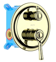 Aquatek Смеситель для душа и ванны Классик AQ1546PG полированное золото