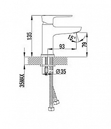 Lemark Смеситель "Basis LM3606C" для раковины – фотография-2