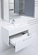 De Aqua Мебель для ванной Кубика 90, зеркало-шкаф Алюминиум – картинка-30