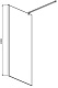 Aquatek Душевая перегородка 90x200 AQ WIW 09020BL с держателем профиль черный стекло прозрачное – картинка-11