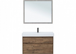 Aquanet Мебель для ванной Nova Lite 100 2 ящика, дуб рустикальный – фотография-4