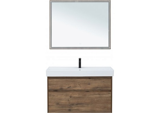 Aquanet Мебель для ванной Nova Lite 100 2 ящика, дуб рустикальный – фотография-4