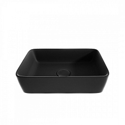 Teymi Раковина накладная в ванную Helmi 50 чёрный матовый T50293 – фотография-10