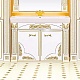 Misty Мебель для ванной Барокко 120 прямая, бежевая патина – фотография-6