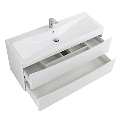 BelBagno Тумба с раковиной Acqua 120 подвесная Bianco Lucido – фотография-4