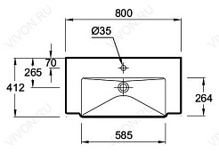 Jacob Delafon Мебель для ванной "Reve 80" EB566-270 – фотография-4