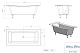 Astra-Form Ванна Нагано 190х90, литой мрамор – картинка-10