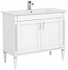 Aquanet Комплект мебели Селена 105 (2 дверцы), белая/патина серебро – фотография-20