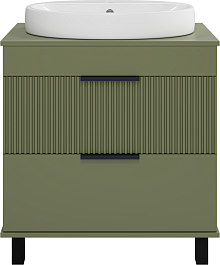 Brevita Тумба под раковину Enfida 70 зеленая – фотография-1