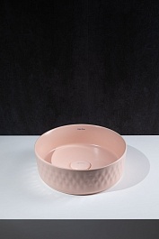 Allen Brau Мебельная накладная раковина Fantasy Romb 36 4.11033.SM розовый – фотография-3