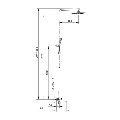 Gappo Смеситель для вынны G17-3 G2417-3 золотой сатин – фотография-4