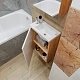 Бриклаер Мебель для ванной Форест 40 подвесная белый/дуб золотой – картинка-24