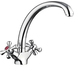 Frap Смеситель для кухни H732 F42732-B хром – фотография-1