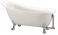 BelBagno Акриловая ванна BB06-1550-CRM, ножки BB-LEG-LION-CRM – фотография-1