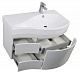 Aquanet Тумба с раковиной Сопрано 1-95 R с ящиком белая (169661) – фотография-13
