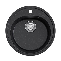 Mixline Мойка кухонная ML-GM11 черная – фотография-1