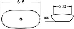 Vincea Раковина накладная 61.5 VBS-508 белая – фотография-3