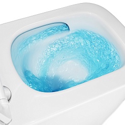 Azario Унитаз подвесной Cascad M AZ-10002 безободковый белый – фотография-11