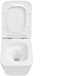 Azario Унитаз подвесной Indor AZ-9004WT безободковый белый – фотография-9