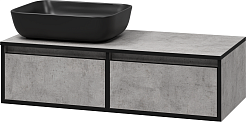 Brevita Тумба под раковину Stone 100 бетон – фотография-1