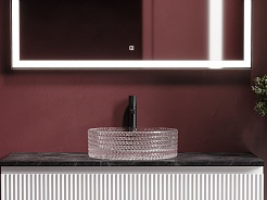 Ceramicanova Мебельная раковина Cristal 36 CN6061 розовая – фотография-9