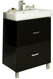 Акватон Тумба под раковину Америна 60 Н черная – фотография-1