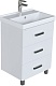 Mixline Мебель для ванной Стив 60 L 3 ящика белая – картинка-21