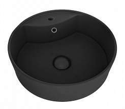 Teymi Накладная мебельная раковина Lina S D40 чёрный матовый T50192 – фотография-1