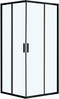 Vincea Душевой уголок Garda 100x90 VSS-1G9010CLB профиль черный стекло прозрачное