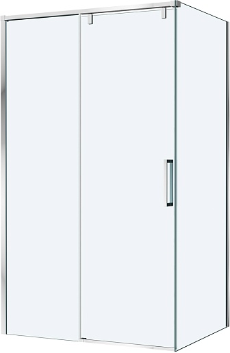 BelBagno Душевой уголок Soft Close-1 SOFT_CLOSE-1-AH-1-110/80-C-Cr 110x80 профиль хром стекло прозрачное – фото-1