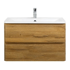 BelBagno Тумба под раковину Albano 100 подвесная Rovere Rustico – фотография-2