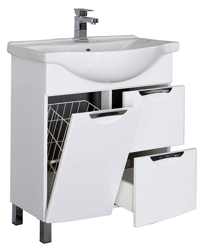 Aquanet Тумба с раковиной "Асти 75" с б/к – фотография-4